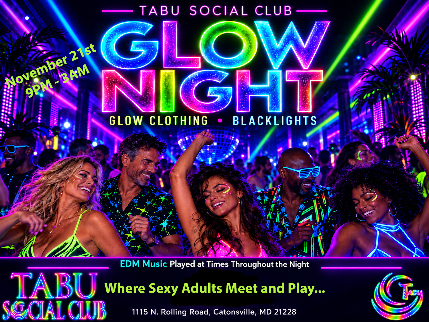 Tabu's Glow Night!