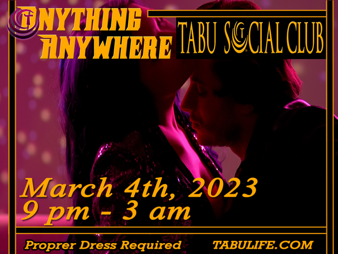 Anything Anywhere at TABU